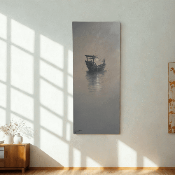 Boat XX – Pintura original de Juan José Vicente - Imagen 6